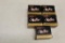 (5) BOXES OF 9MM LUGER PMC GOLD STARFIRE CENTERFIRE PISTOL CARTRIDGES