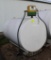 500 GAL FUEL BARREL, GASBOY PUMP & METER, USED FOR CLEAR DIESEL
