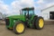 1995 JD 8100 MFWD TRACTOR, 4SCV, 3PT, 3 PTO, FACTORY QUICK HITCH, HAMMERSTRAP, DRAWPIN,