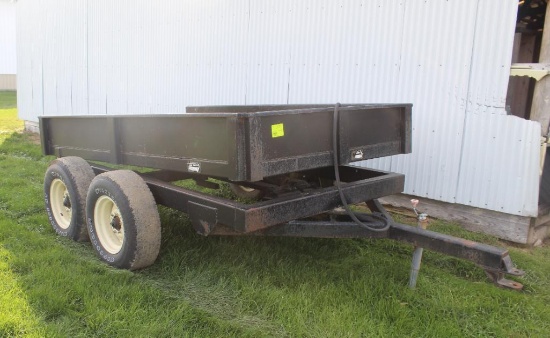 VIRNIG TANDEM AXLE ROCK TRAILER, HOIST
