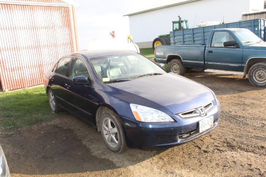 *** 2005 HONDA ACCORD EX 4 DOOR CAR, LEATHER INT, DUAL ZONE CLIMATE, PW/PL,