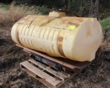 300 GAL ELLIPTICAL POLY TANK ON FRONT MOUNT HARDWARE FOR JD 8000 SERIES TRACTOR