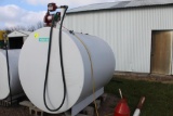 1000 GAL FUEL BARREL, FILL-RITE 20 GPM PUMP & METER, AUTO NOZZLE, USED FOR DYED DIESEL