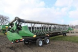 JOHN DEERE 635F HYDRAFLEX, F/A, AWS WIND REEL, SINGLE POINT, POLY AUGER LINER, SN- 1H00635FTB0742490