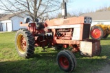 IH 966 TRACTOR, OPEN STATION, 14.9-38 REARS, DUAL PTO, 3PT, 2 HYD, FENDERS, ROCK BOX,