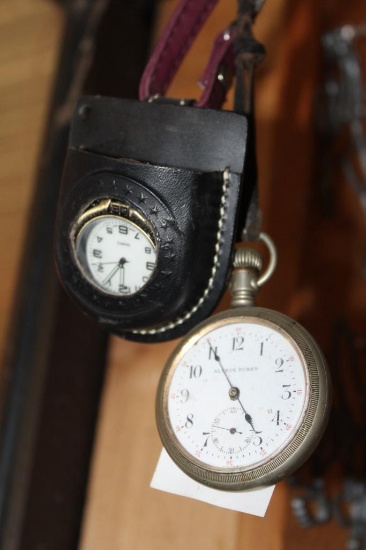 (2) Pocket Watches, Altruebruen and Unmarked