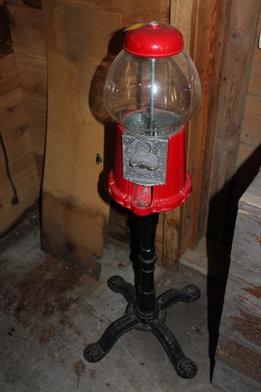 Approx 37"H Gumball Machine, Reproduction