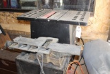 Table Top Saw with Side Planer, Mounted on Stand