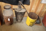 Approx 5 Gallon Fuel Can, Metal Lubester