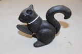 Cast Iron Reproduction Squirrel Bank