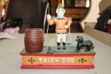 Cast Iron Reproduction Trick Dog Bank