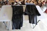 Size 36 and Unkown Size Leather Pants