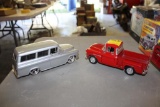 1/24th 1955 Chevy Step Side Pickup, 1957 Chevy Suburban, No Boxes