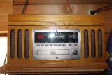 Detrola AM/FM Radio, Cassette, CD Player, and Turntable