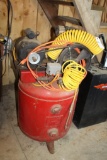 Homemade Upright Air Compressor With Electric Motor