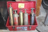 (5) Brass Fire Extinguishers