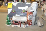 Harley Davidson Holiday Collection, Snow Village Christmas Barn Dance, 1997, No Box