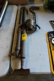 Antique Tire Pump, Brass Hose End