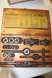 Tap and Die in Wooden Box