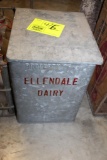 Ellendale Dairy Milk Box with Milk Crate and (6) Bottles