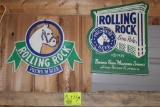(2) Rock and Roll Tin Beer Signs