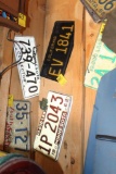 '62 MN License Plates, California License Plates, 1959 License Plate tags