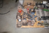 Various Hydraulic Jacks, Some For Parts