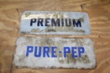 Pure Pep Glass Gas Pump Insert, Premium Glass Gas Pump Insert