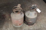 (2) Measuring 5 Gallon Fuel Cans