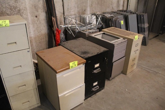 (5) 2 Drawer File Cabinets