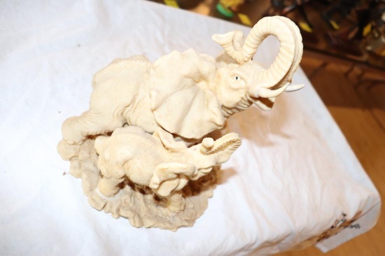 SoapStone Elephant Sculpture, 10"