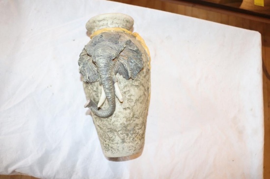 Elephant Vase, 12"