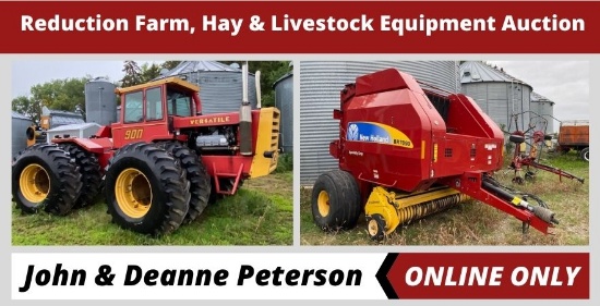 Peterson Farm, Hay & Livestock Equipment Auction