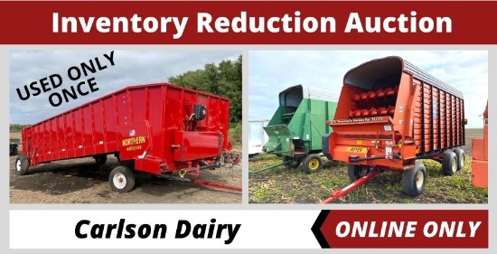 Carlson Dairy Inventory Reduction Online Only