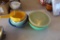 LARGE POPCORN BOWLS AND OTHER BOWLS