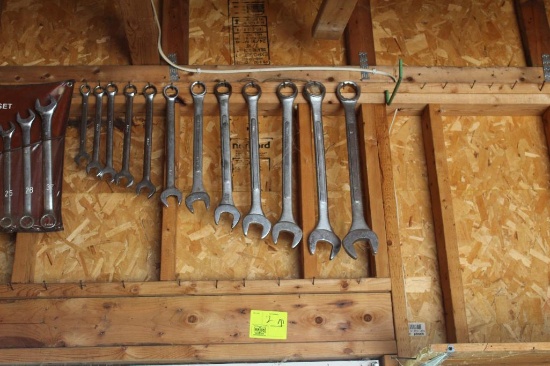 12 PC COMBINATION WRENCH SET, 7/8" TO 2"