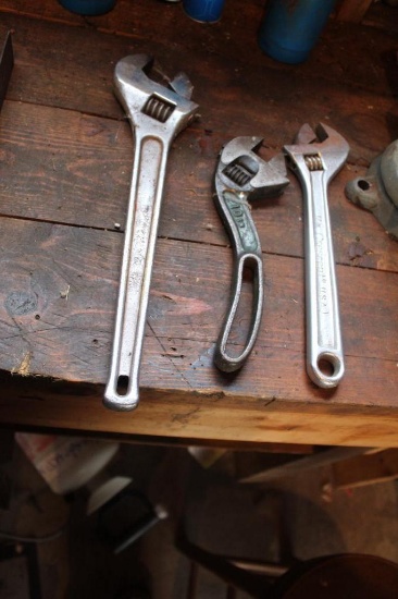 10", 12" AND 15" ADJUSTABLE WRENCHES