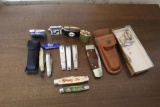 KELTGEN POCKET KNIFE, TROJAN POCKET KNIFE, OTHER POCKET KNIVES AND CIGARETTE LIGHTERS