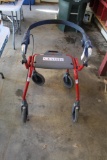 DOLOMITE 4-WHEEL ROLLING WALKER