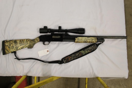 Mossberg Model 500A 12ga, 2 3/4" and 3" Pump Action, BSA Optics 4-16x 40IR Scope,