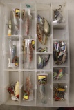 Plastic Tacklebox with Lures, Baits