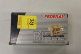 Federal 30-06 (1) Full Cartridge, (1) Half Box of Casings