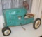 OLIVER 1850 PEDAL TRACTOR, HAS BEEN PLAYED WITH, PAINT CHIPS, MISSING FRONT GRILL AND ONE PEDAL