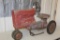 IH 1026 PEDAL TRACTOR, ORIGINAL, HAS BEEN PLAYED WITH, MISSING ONE REAR WHEEL,