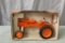 1/16 ALLIS-CHALMERS B, 1987 TTT TRACTOR, TOY NEEDS CLEANING, BOX HAS WEAR