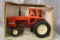 1/16 ALLIS-CHALMERS 7060, MAROON BELLY, TRACTOR NEEDS CLEANING, BOX HAS WEAR