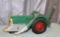 1/16 OLIVER 77 WITH MOUNTED CORN PICKER AND MAN, ONE FRONT WHEEL IS LOOSE