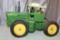 1/16 JOHN DEERE 4WD, CAB, SINGLES, NO BOX, HAS BEEN PLAYED WITH