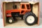 1/16 ALLIS-CHALMERS 7080 TRACTOR, BLACK BELLY, DUALS, BOX AND TOY NEED CLEANING