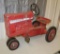 IH 1026 PEDAL TRACTOR, ORIGINAL, HAS BEEN PLAYED WITH, REAR HITCH NEEDS REPAIR,